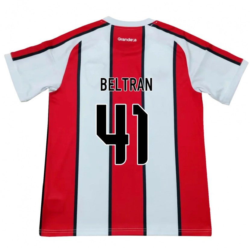 Danxen Kid Santiago Beltrán #41 White Red Black Away Jersey 2026/27 T-Shirt