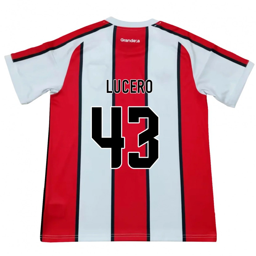 Danxen Kid Valentín Lucero #43 White Red Black Away Jersey 2026/27 T-Shirt