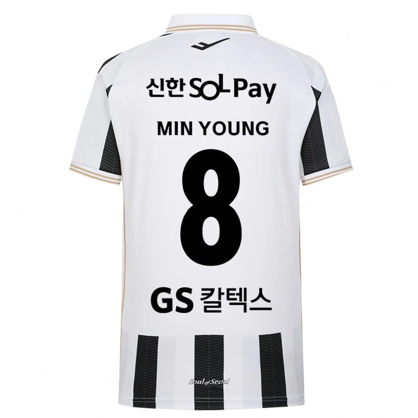 Danxen Kid Min-Young Gwak #8 Black White Away Jersey 2026/27 T-Shirt