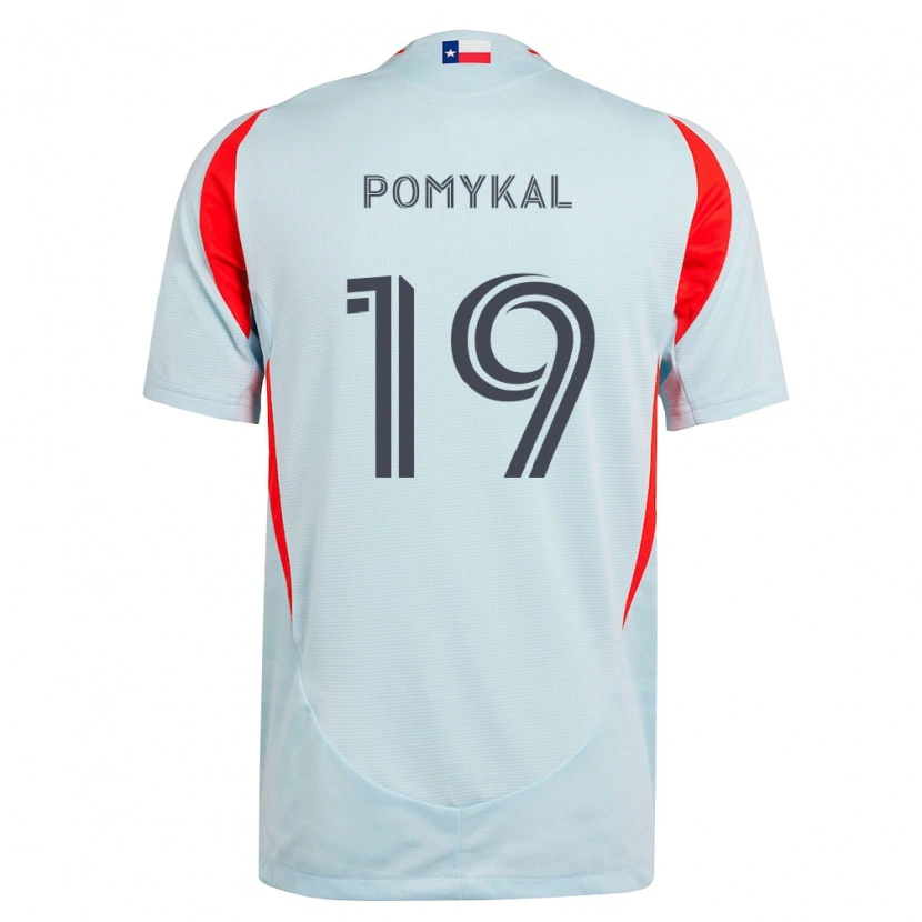 Danxen Kid Paxton Pomykal #19 Dark Gray White Red Away Jersey 2026/27 T-Shirt