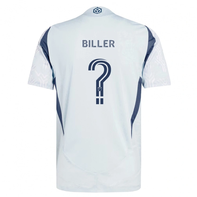 Danxen Kid Dempsey Biller #0 Blue Gray White Away Jersey 2026/27 T-Shirt