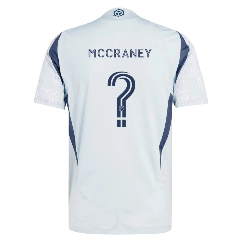 Danxen Kid Finn Mccraney #0 Blue Gray White Away Jersey 2026/27 T-Shirt