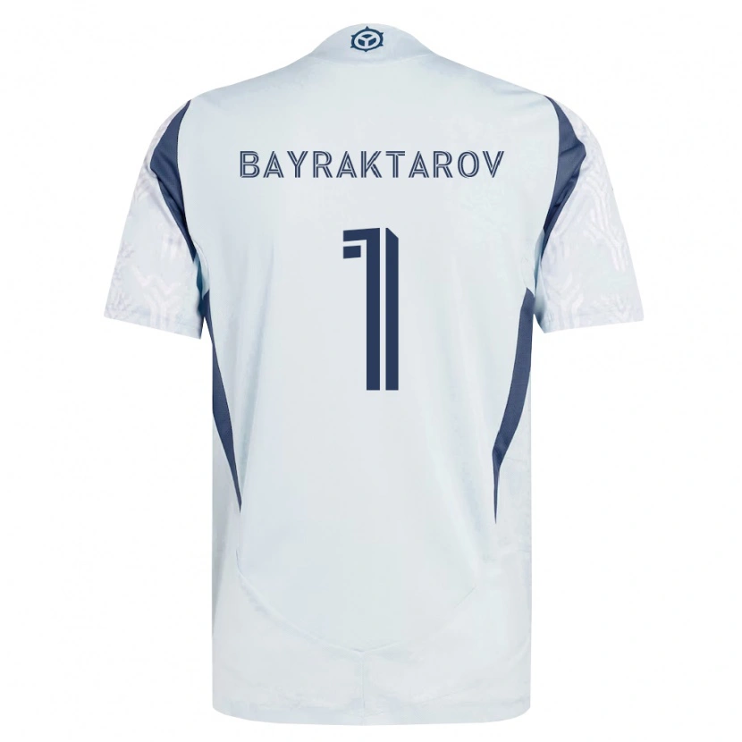 Danxen Kid Alex Bayraktarov #1 Blue Gray White Away Jersey 2026/27 T-Shirt