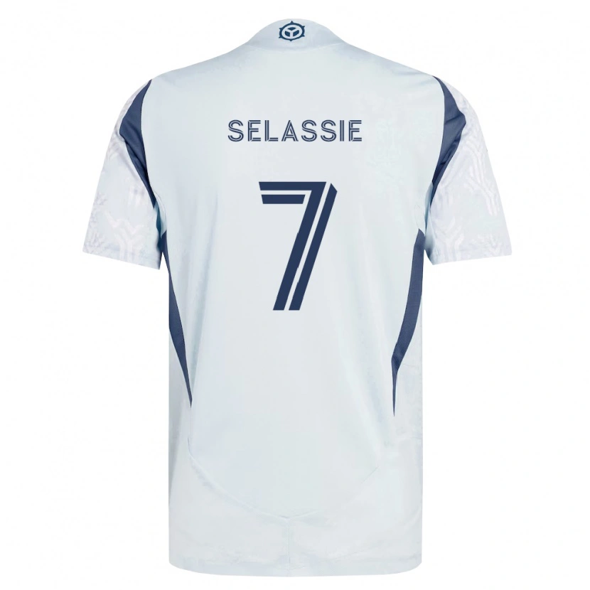 Danxen Kid Maren Haile-Selassie #7 Blue Gray White Away Jersey 2026/27 T-Shirt