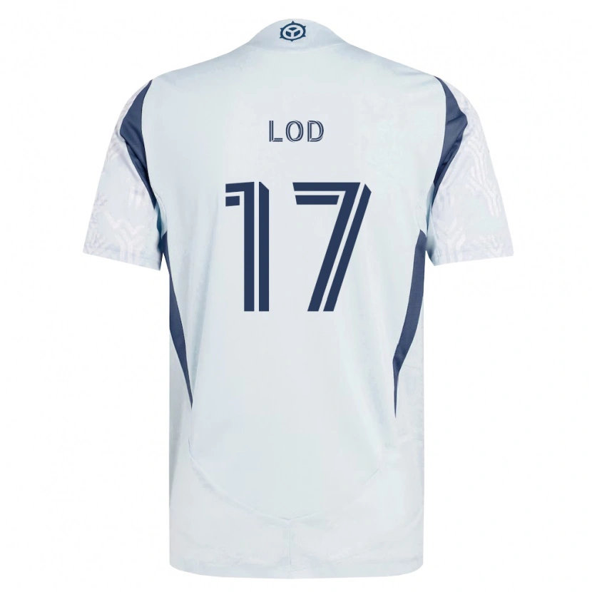 Danxen Kid Robin Lod #17 Blue Gray White Away Jersey 2026/27 T-Shirt