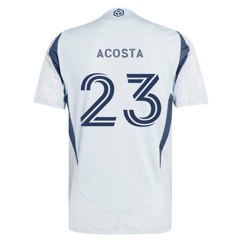 Danxen Kid Kellyn Acosta #23 Blue Gray White Away Jersey 2026/27 T-Shirt