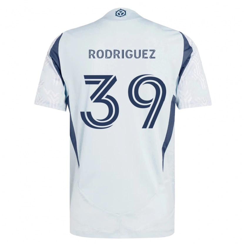 Danxen Kid Allan Rodriguez #39 Blue Gray White Away Jersey 2026/27 T-Shirt