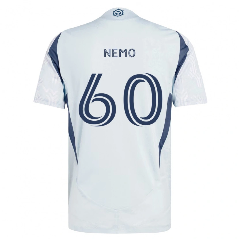 Danxen Kid Jason Nemo #60 Blue Gray White Away Jersey 2026/27 T-Shirt