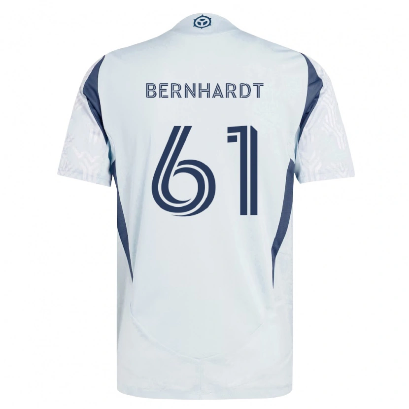 Danxen Kid Harrison Bernhardt #61 Blue Gray White Away Jersey 2026/27 T-Shirt