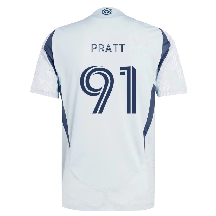 Danxen Kid Owen Pratt #91 Blue Gray White Away Jersey 2026/27 T-Shirt