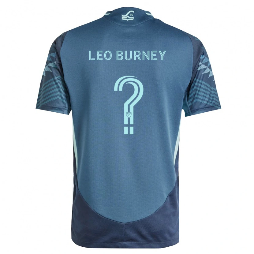 Danxen Kid Leo Burney #0 Navy Blue Green Away Jersey 2026/27 T-Shirt