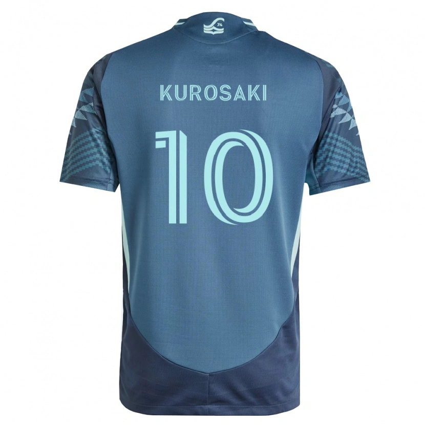 Danxen Kid Yuuka Kurosaki #10 Navy Blue Green Away Jersey 2026/27 T-Shirt