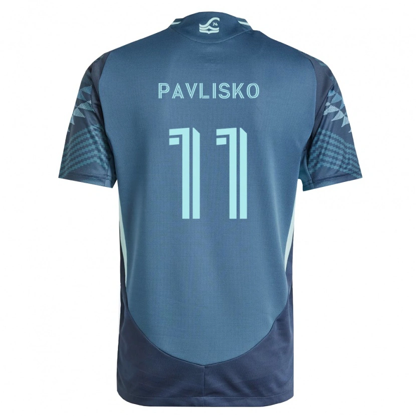 Danxen Kid Kirsten Pavlisko #11 Navy Blue Green Away Jersey 2026/27 T-Shirt