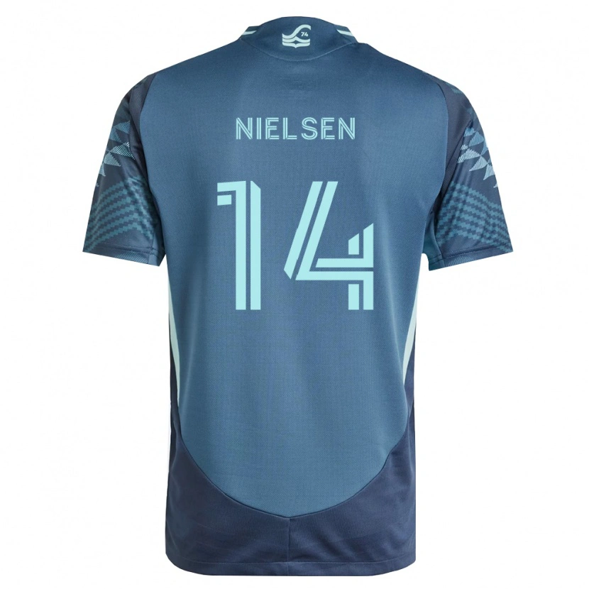 Danxen Kid Taylor Nielsen #14 Navy Blue Green Away Jersey 2026/27 T-Shirt