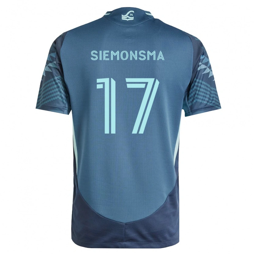 Danxen Kid Sianna Siemonsma #17 Navy Blue Green Away Jersey 2026/27 T-Shirt