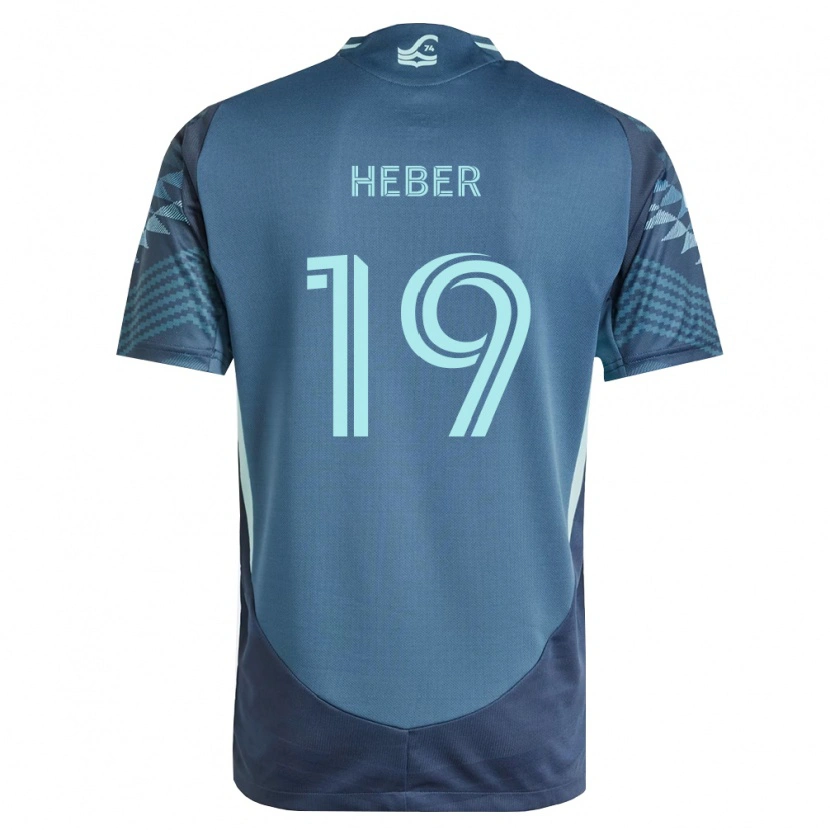 Danxen Kid Héber #19 Navy Blue Green Away Jersey 2026/27 T-Shirt