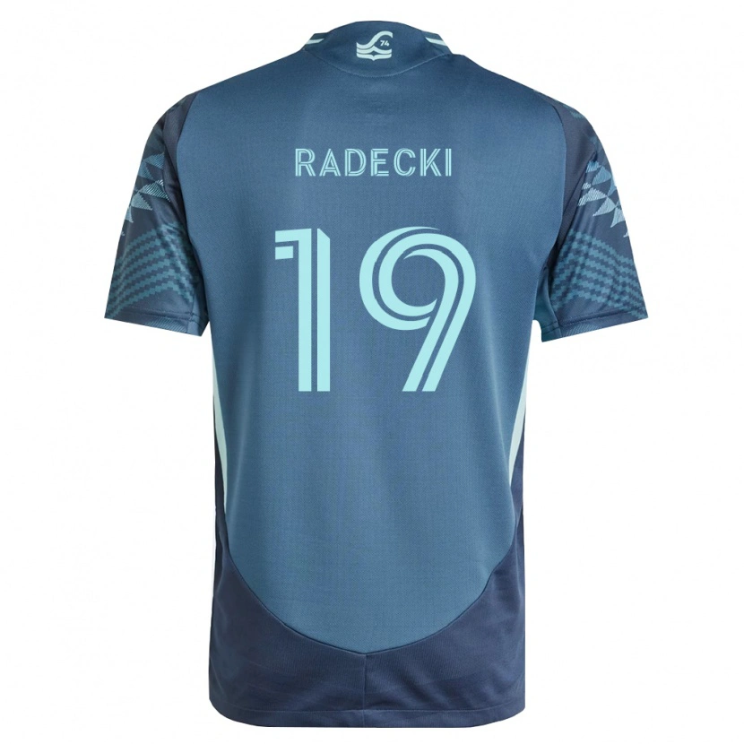 Danxen Kid Taylor Radecki #19 Navy Blue Green Away Jersey 2026/27 T-Shirt