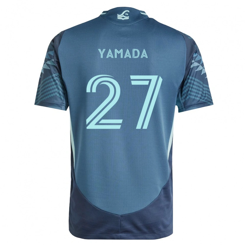 Danxen Kid Hikari Yamada #27 Navy Blue Green Away Jersey 2026/27 T-Shirt