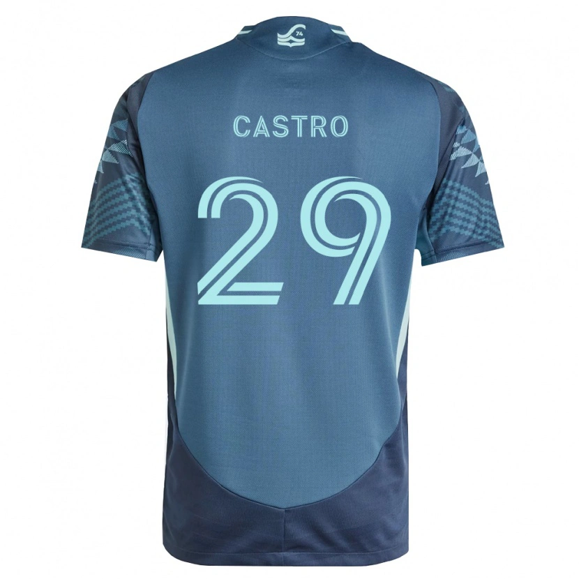 Danxen Kid Jacob Castro #29 Navy Blue Green Away Jersey 2026/27 T-Shirt