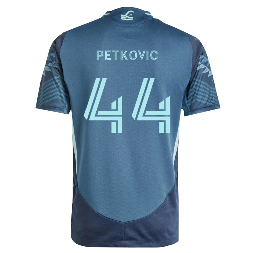 Danxen Kid Nikola Petković #44 Navy Blue Green Away Jersey 2026/27 T-Shirt