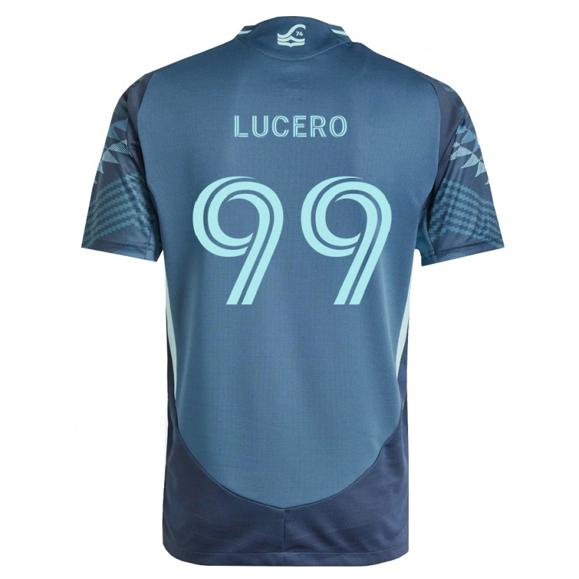 Danxen Kid Landon Lucero #99 Navy Blue Green Away Jersey 2026/27 T-Shirt