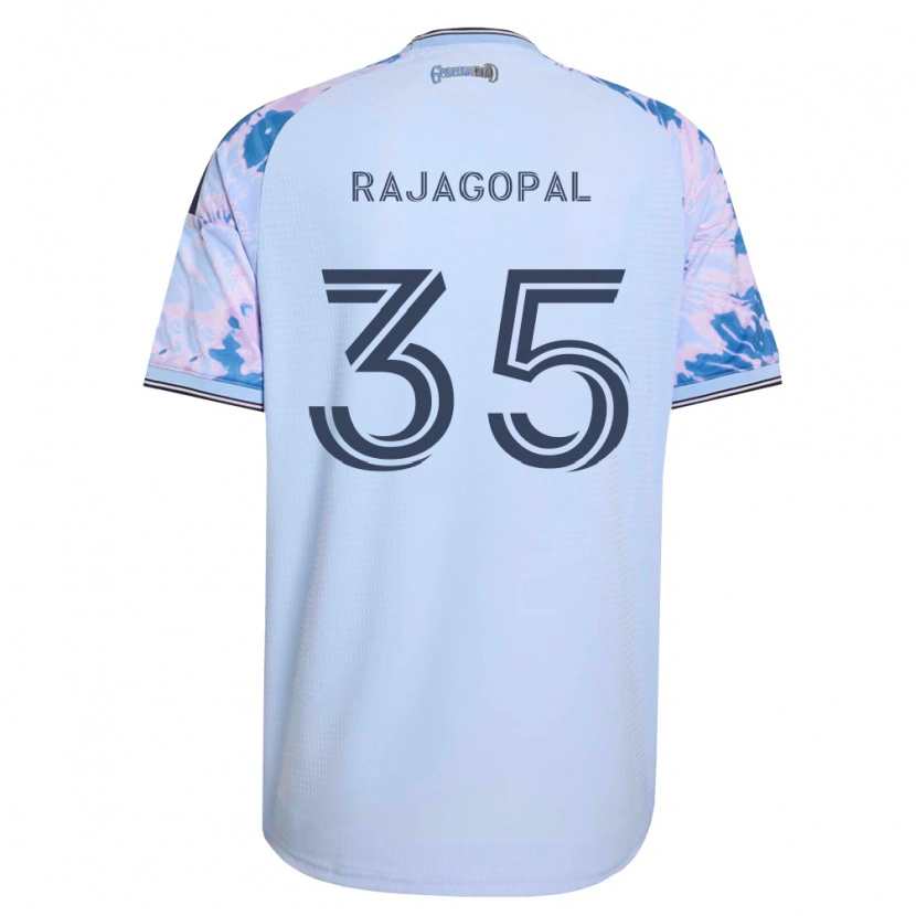 Danxen Kid Rohan Rajagopal #35 Royal Blue White Black Away Jersey 2026/27 T-Shirt