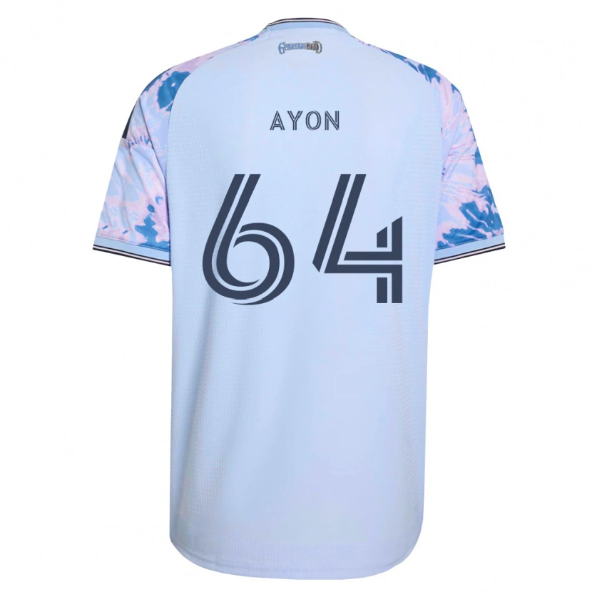 Danxen Kid Jerry Ayon #64 Royal Blue White Black Away Jersey 2026/27 T-Shirt