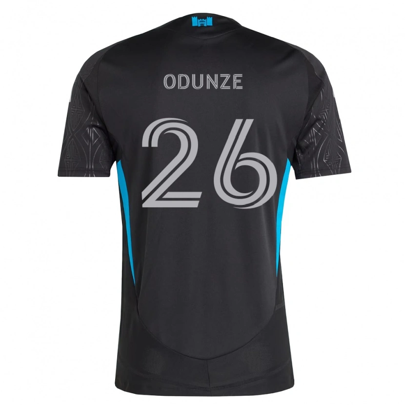 Danxen Kid Chituru Odunze #26 Black White Sky Blue Away Jersey 2026/27 T-Shirt