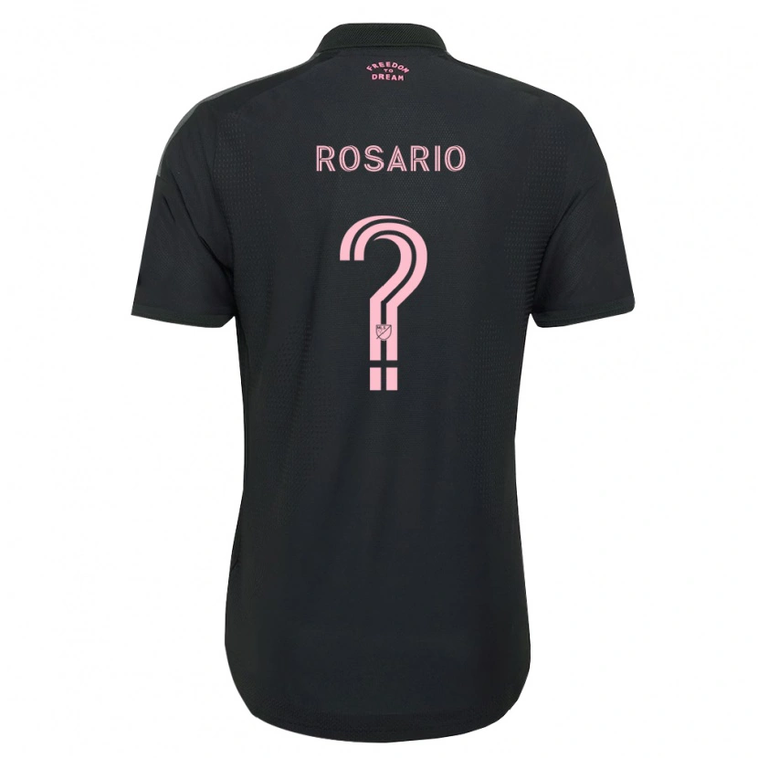Danxen Kid Adrian Rosario #0 Pink Black White Away Jersey 2026/27 T-Shirt