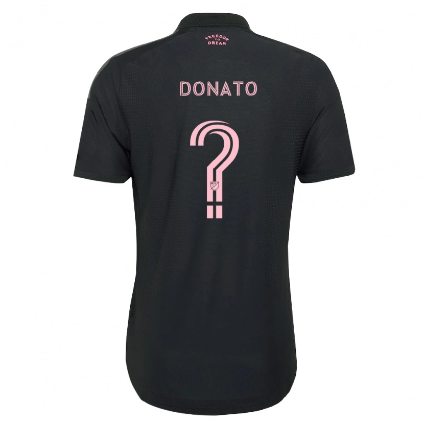 Danxen Kid Benjamin Donato #0 Pink Black White Away Jersey 2026/27 T-Shirt
