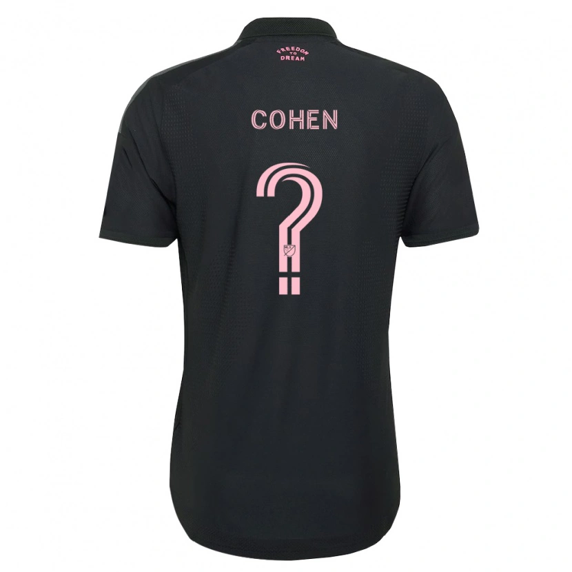 Danxen Kid Yuval Cohen #0 Pink Black White Away Jersey 2026/27 T-Shirt