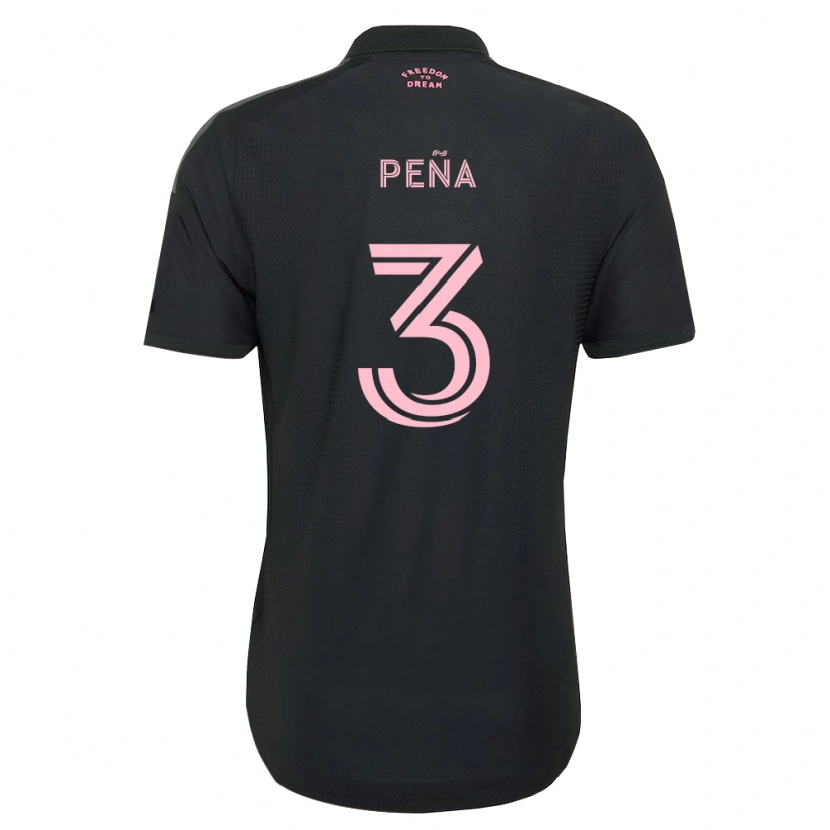 Danxen Kid Luciano Pena #3 Pink Black White Away Jersey 2026/27 T-Shirt