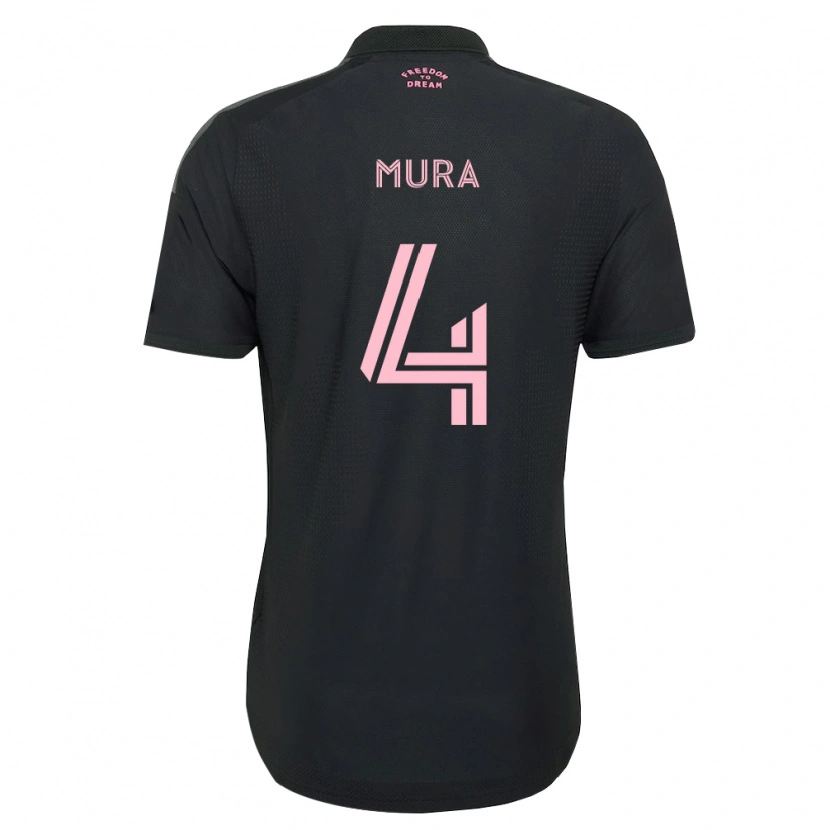 Danxen Kid Facundo Mura #4 Pink Black White Away Jersey 2026/27 T-Shirt