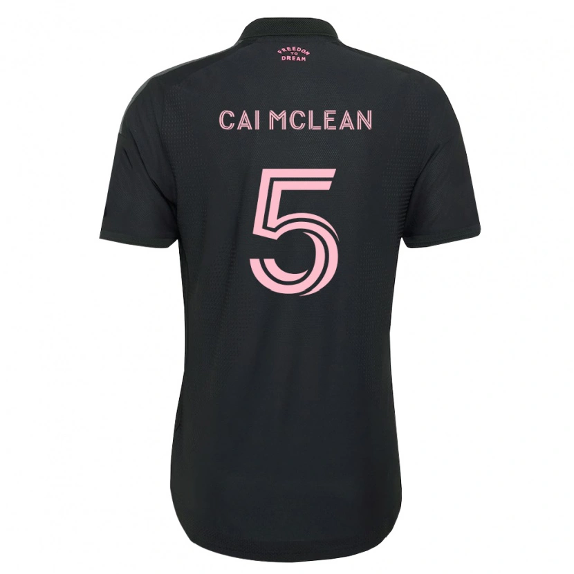 Danxen Kid Cai Mclean #5 Pink Black White Away Jersey 2026/27 T-Shirt