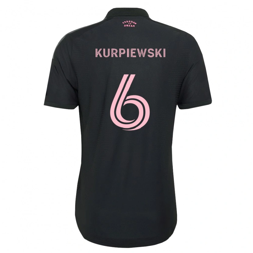 Danxen Kid Ethan Kurpiewski #6 Pink Black White Away Jersey 2026/27 T-Shirt