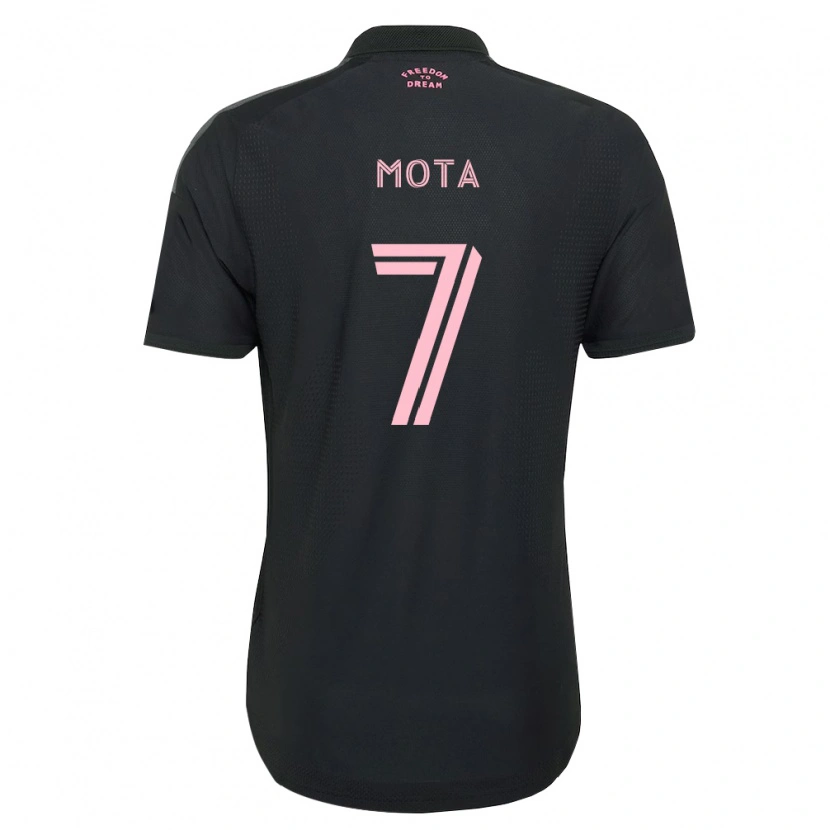 Danxen Kid Jean Mota #7 Pink Black White Away Jersey 2026/27 T-Shirt
