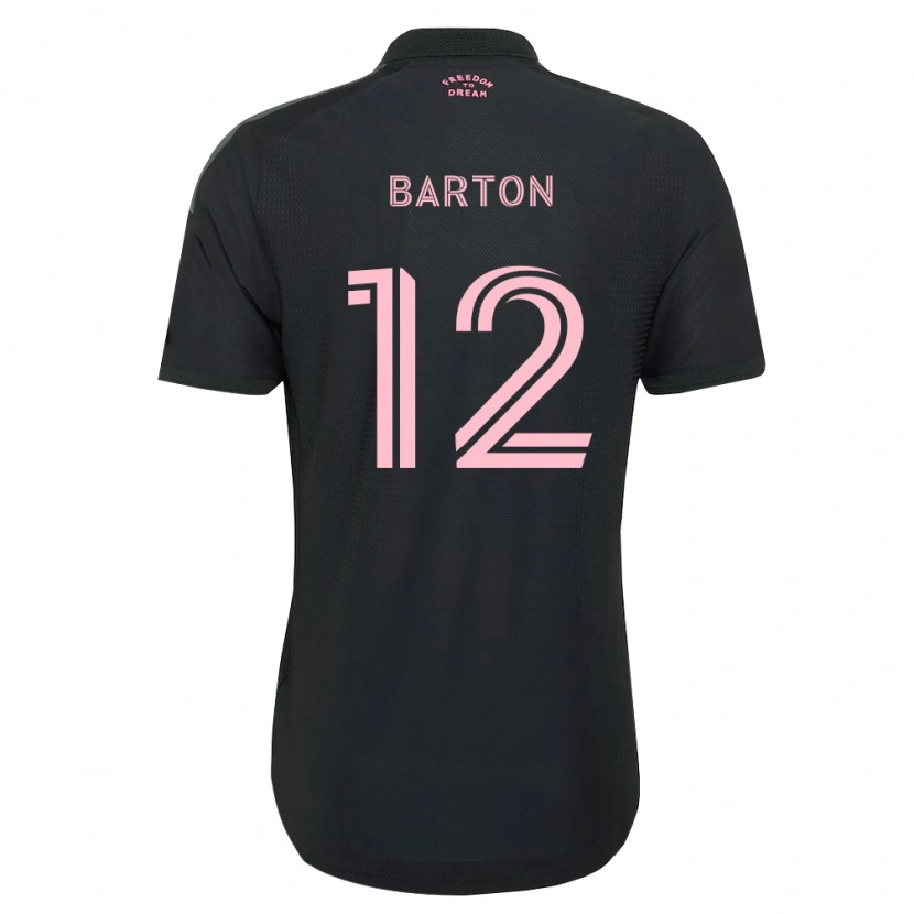Danxen Kid Tye Barton #12 Pink Black White Away Jersey 2026/27 T-Shirt
