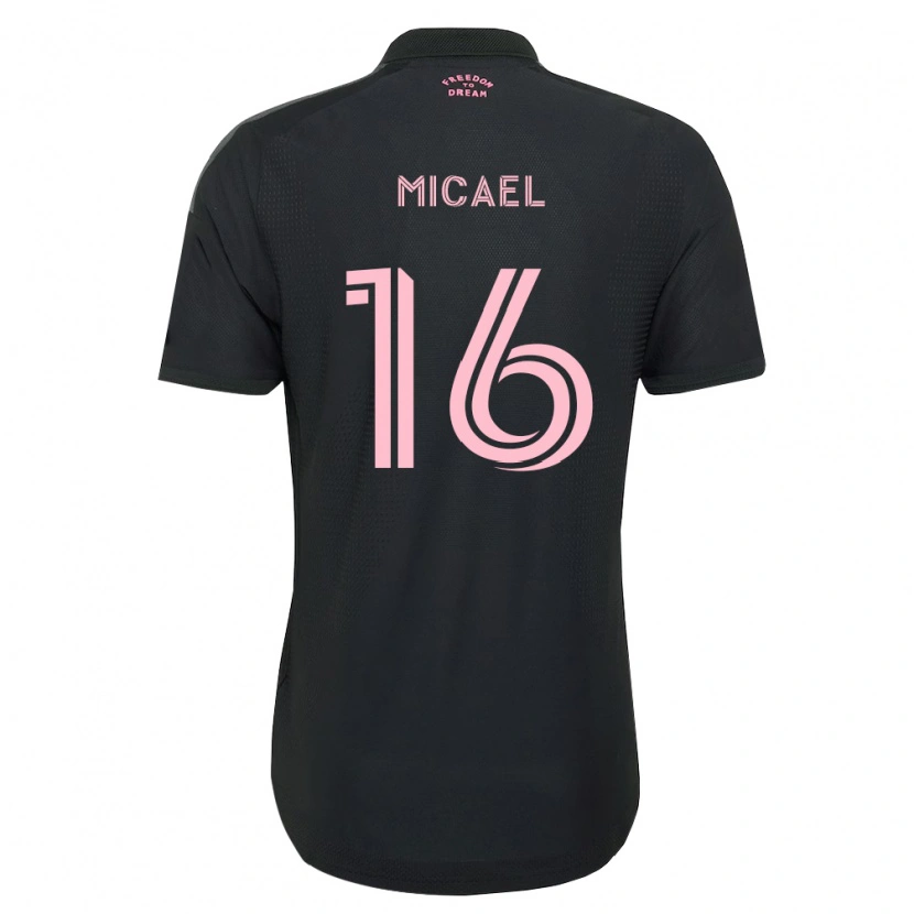 Danxen Kid Micael Dos Santos Silva #16 Pink Black White Away Jersey 2026/27 T-Shirt