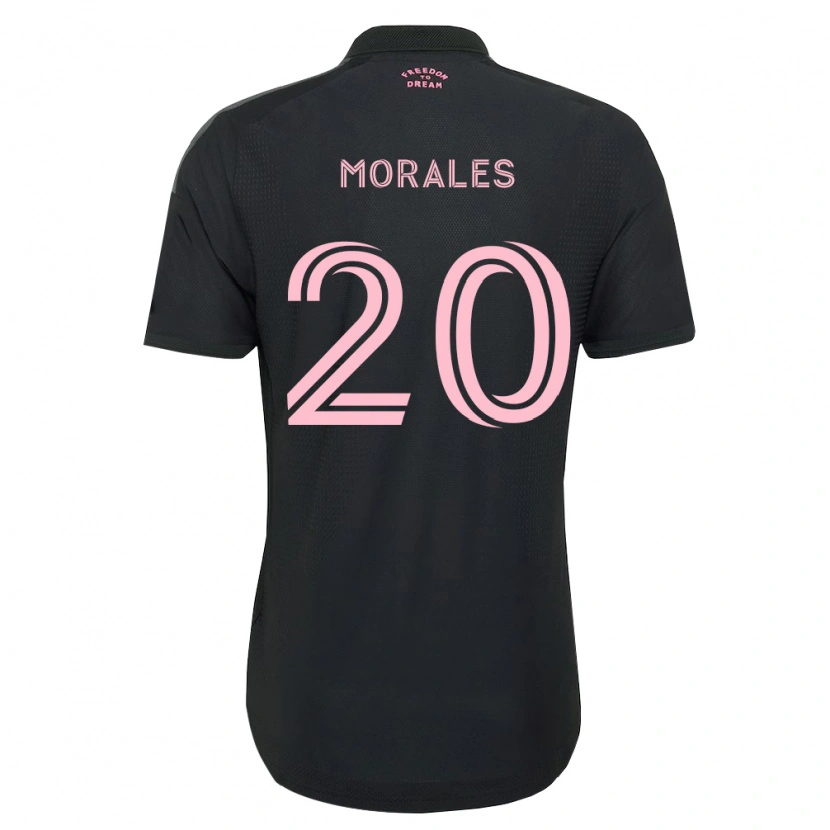 Danxen Kid Santi Morales #20 Pink Black White Away Jersey 2026/27 T-Shirt