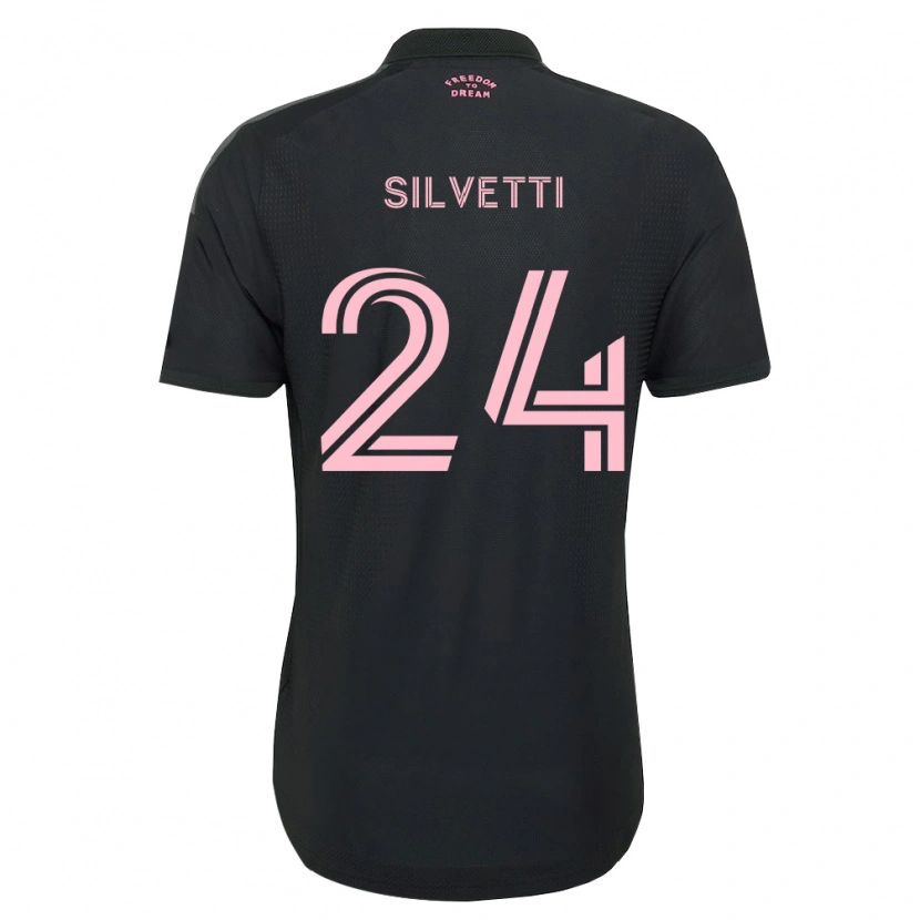 Danxen Kid Mateo Silvetti #24 Pink Black White Away Jersey 2026/27 T-Shirt