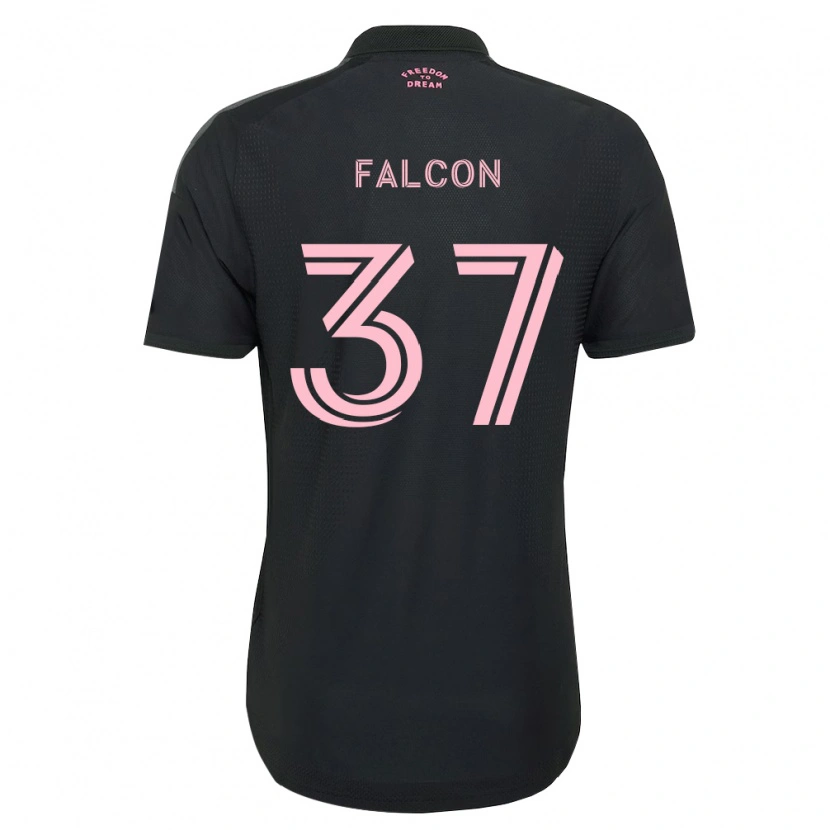 Danxen Kid Maximiliano Falcón #37 Pink Black White Away Jersey 2026/27 T-Shirt