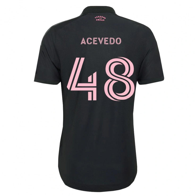 Danxen Kid Matías Acevedo #48 Pink Black White Away Jersey 2026/27 T-Shirt