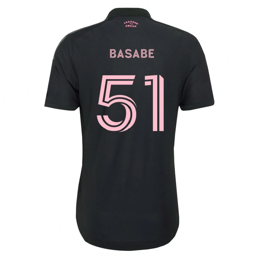 Danxen Kid Samuel Basabe #51 Pink Black White Away Jersey 2026/27 T-Shirt