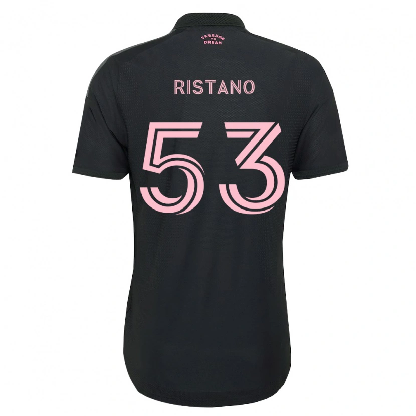 Danxen Kid Alejo Ristano #53 Pink Black White Away Jersey 2026/27 T-Shirt
