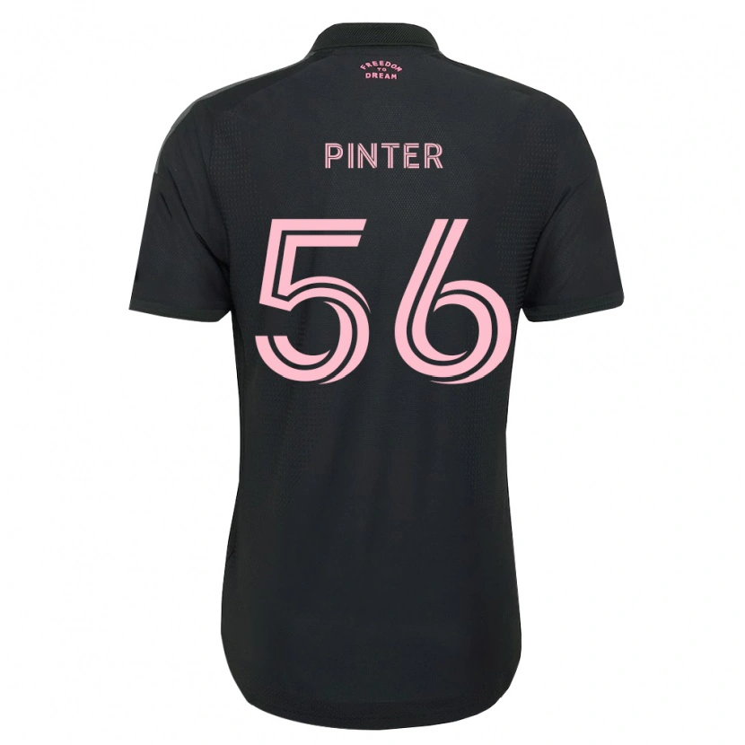 Danxen Kid Dániel Pintér #56 Pink Black White Away Jersey 2026/27 T-Shirt