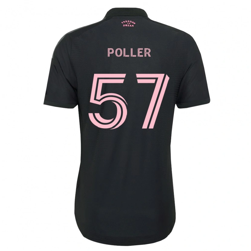 Danxen Kid Sebastian Poller #57 Pink Black White Away Jersey 2026/27 T-Shirt