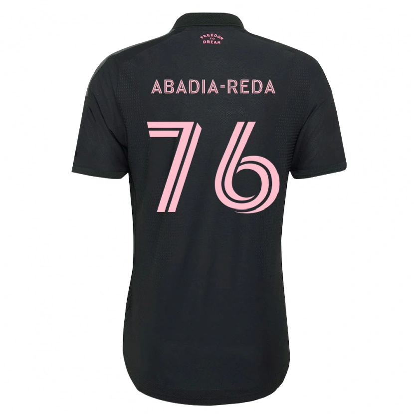 Danxen Kid Ezequiel Abadia-Reda #76 Pink Black White Away Jersey 2026/27 T-Shirt