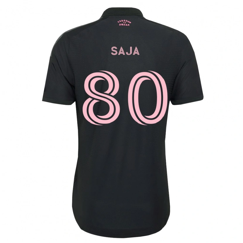 Danxen Kid Mateo Saja #80 Pink Black White Away Jersey 2026/27 T-Shirt