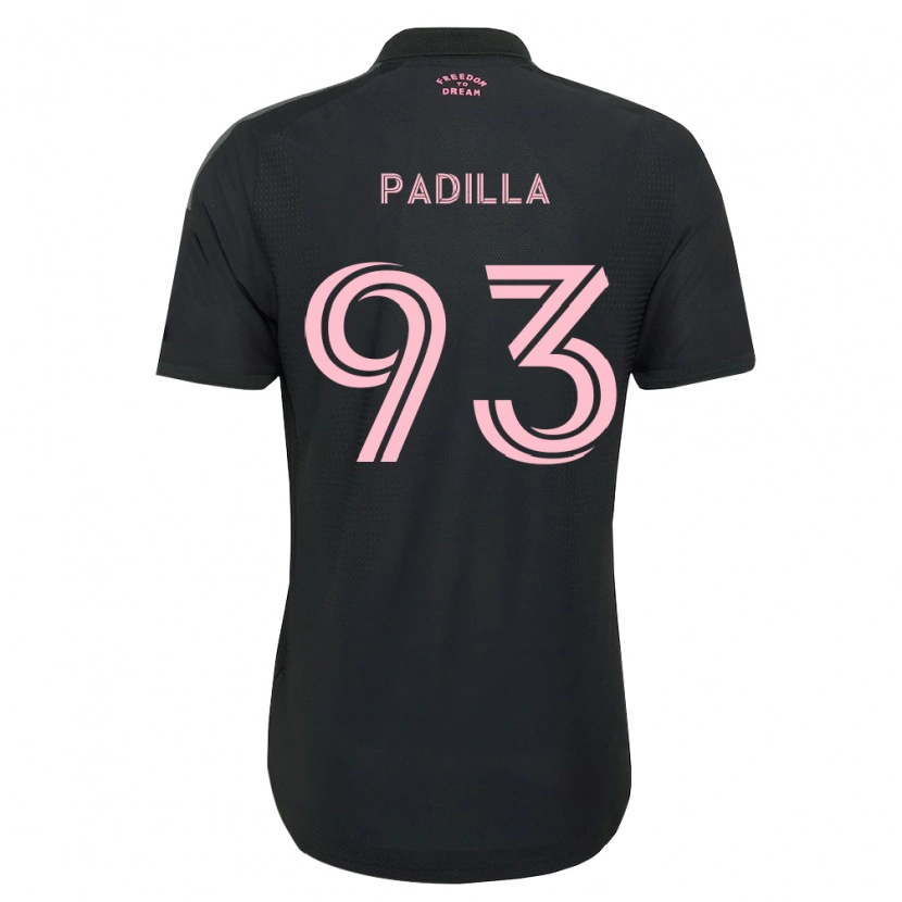 Danxen Kid Leandro Padilla #93 Pink Black White Away Jersey 2026/27 T-Shirt