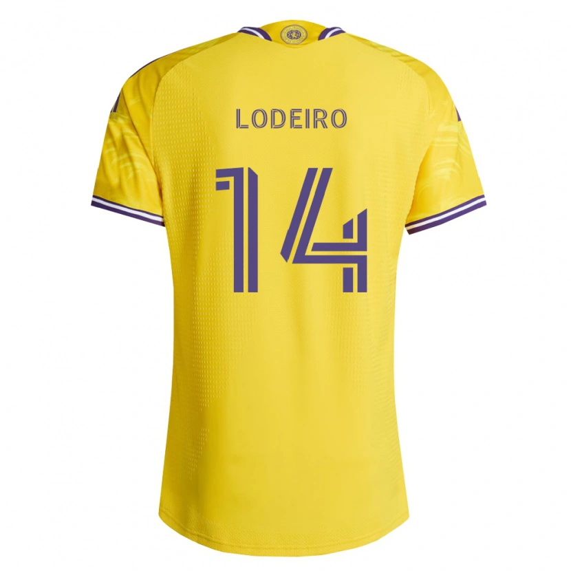 Danxen Kid Nicolás Lodeiro #14 Yellow Purple Away Jersey 2026/27 T-Shirt